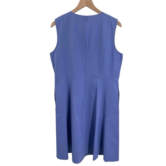Lafayette 148 New York Audren Sleeveless Zip-Front Shift Dress Work Size 12 NWT - Picture 6 of 9